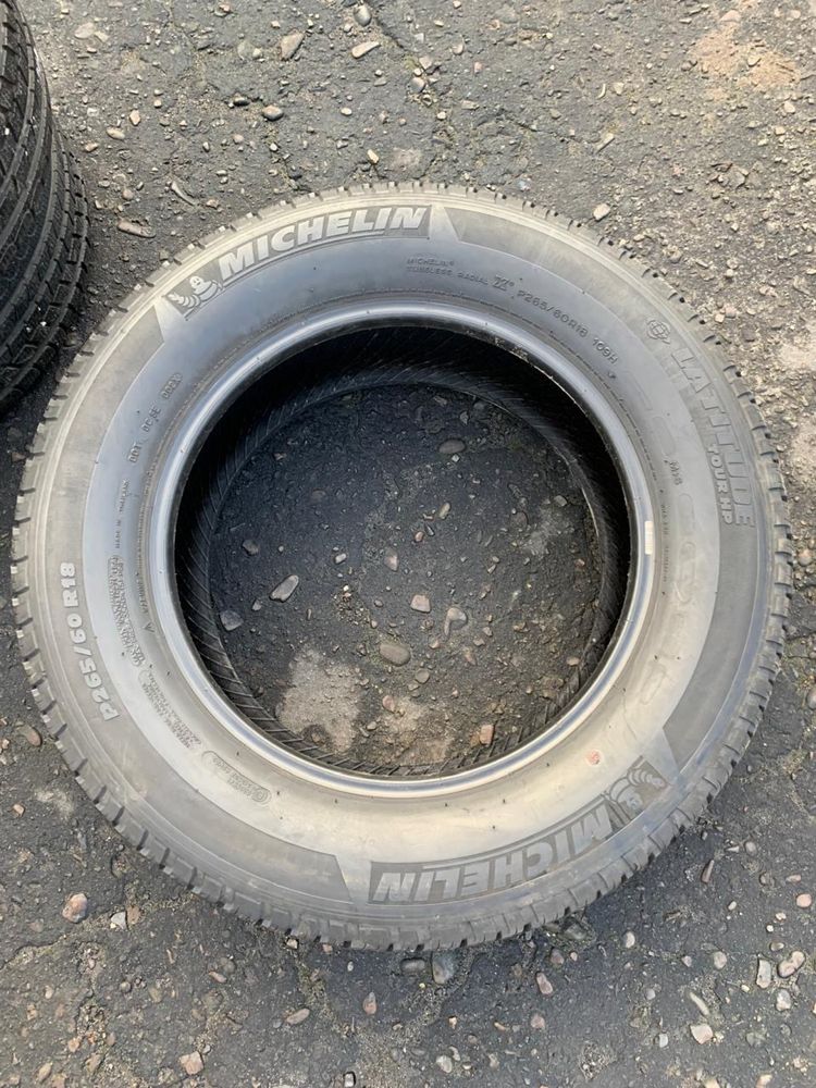 Шини 265/60 R18 Michelin літо 2022 рік,6,5 мм