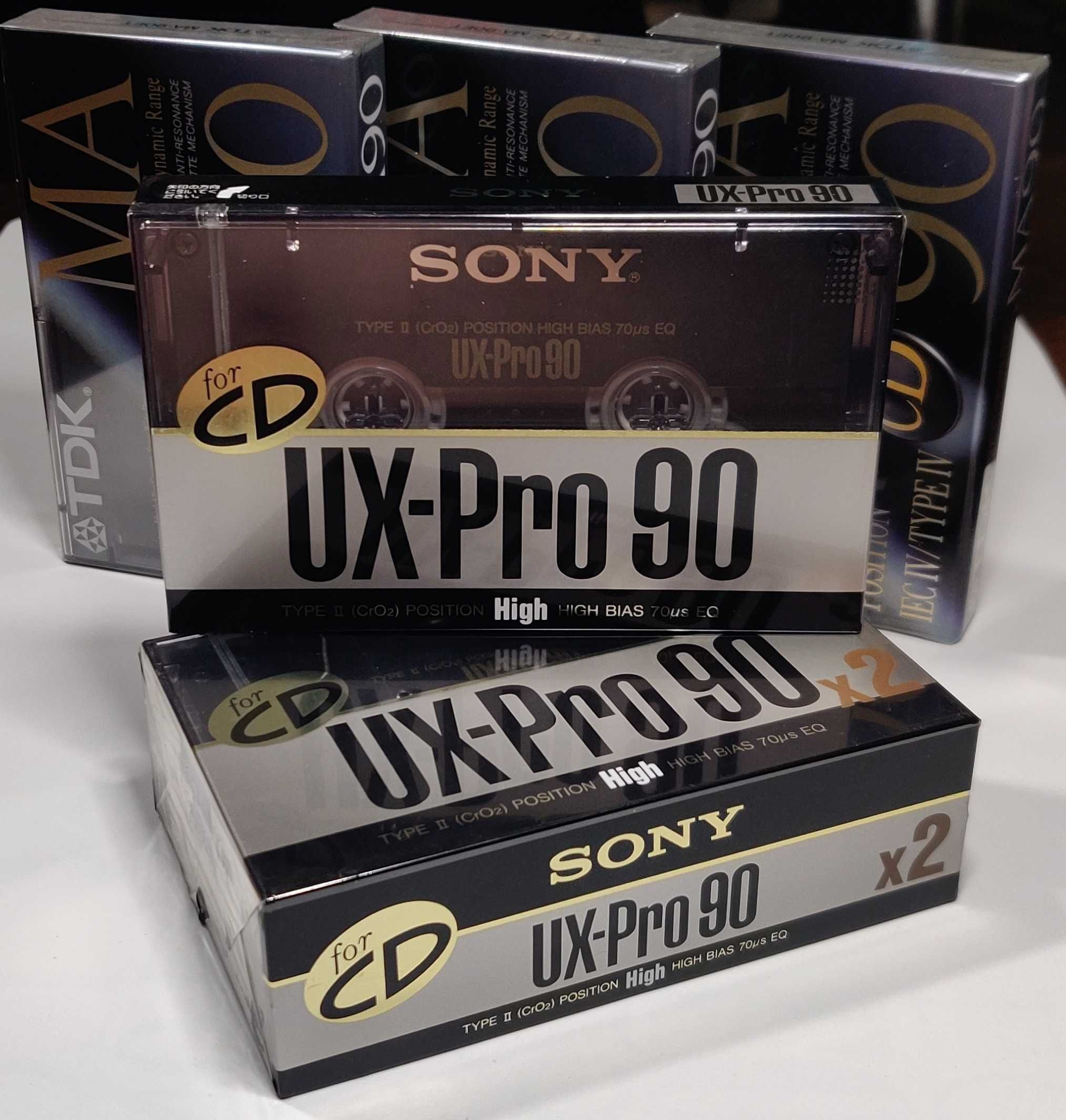 SONY UX-Pro 90 [1989 JAP] _новая аудио кассета в запечатанной упаковке