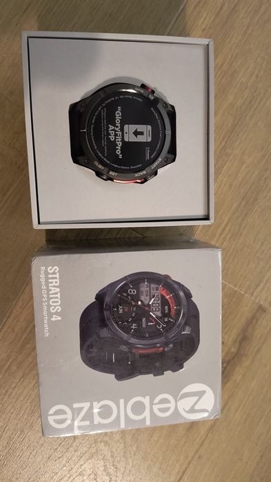 Smartwatch Zeblaze Stratos 4, czarny, nowy