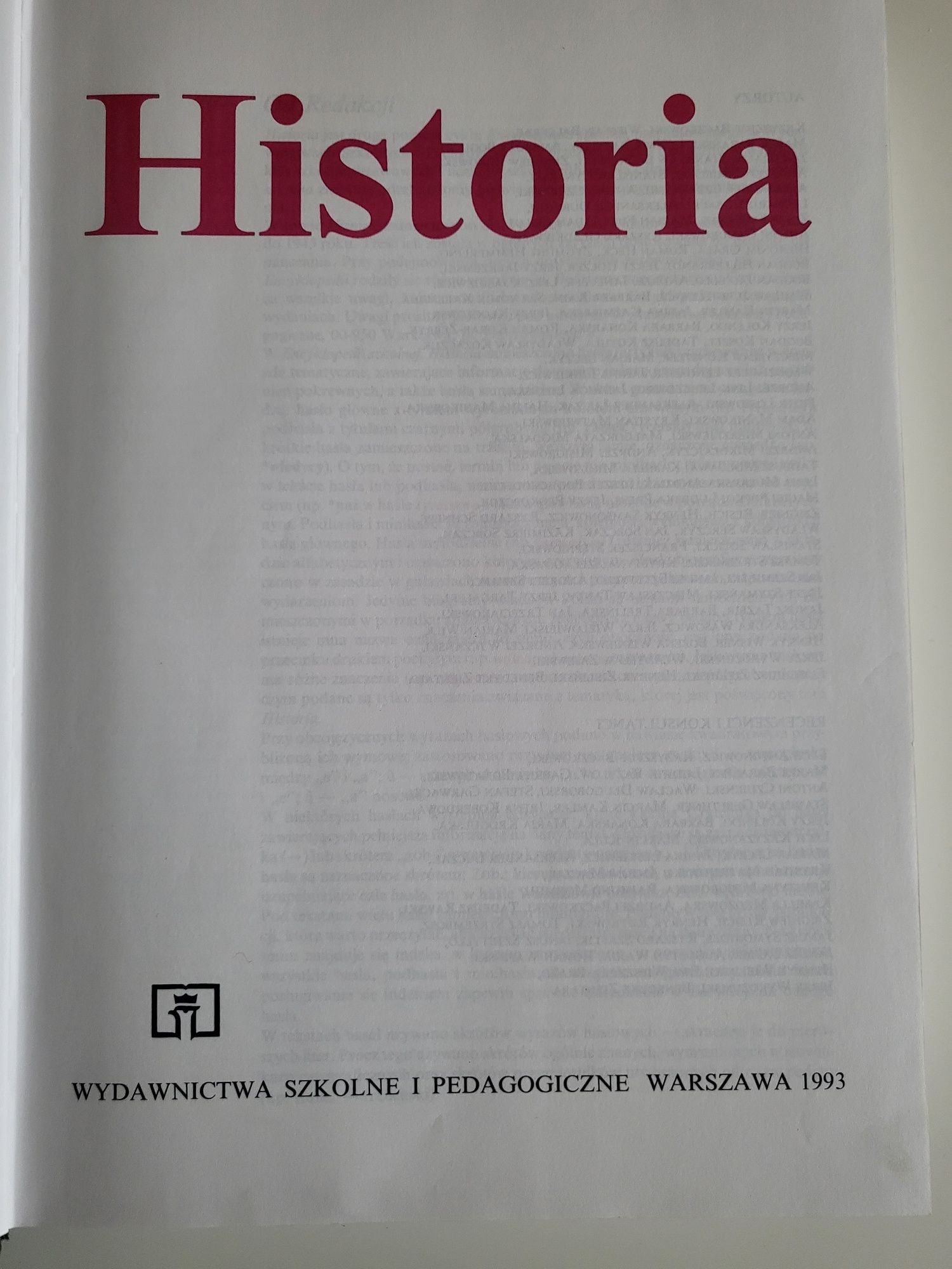 Encyklopedia szkolna historia