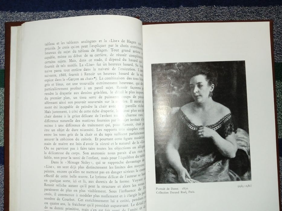 Антикварна книга "Ренуар". Париж 1912 рік.