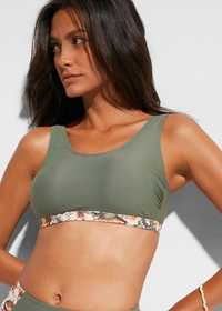 B.P.C Biustonosz bikini bustier khaki ^44