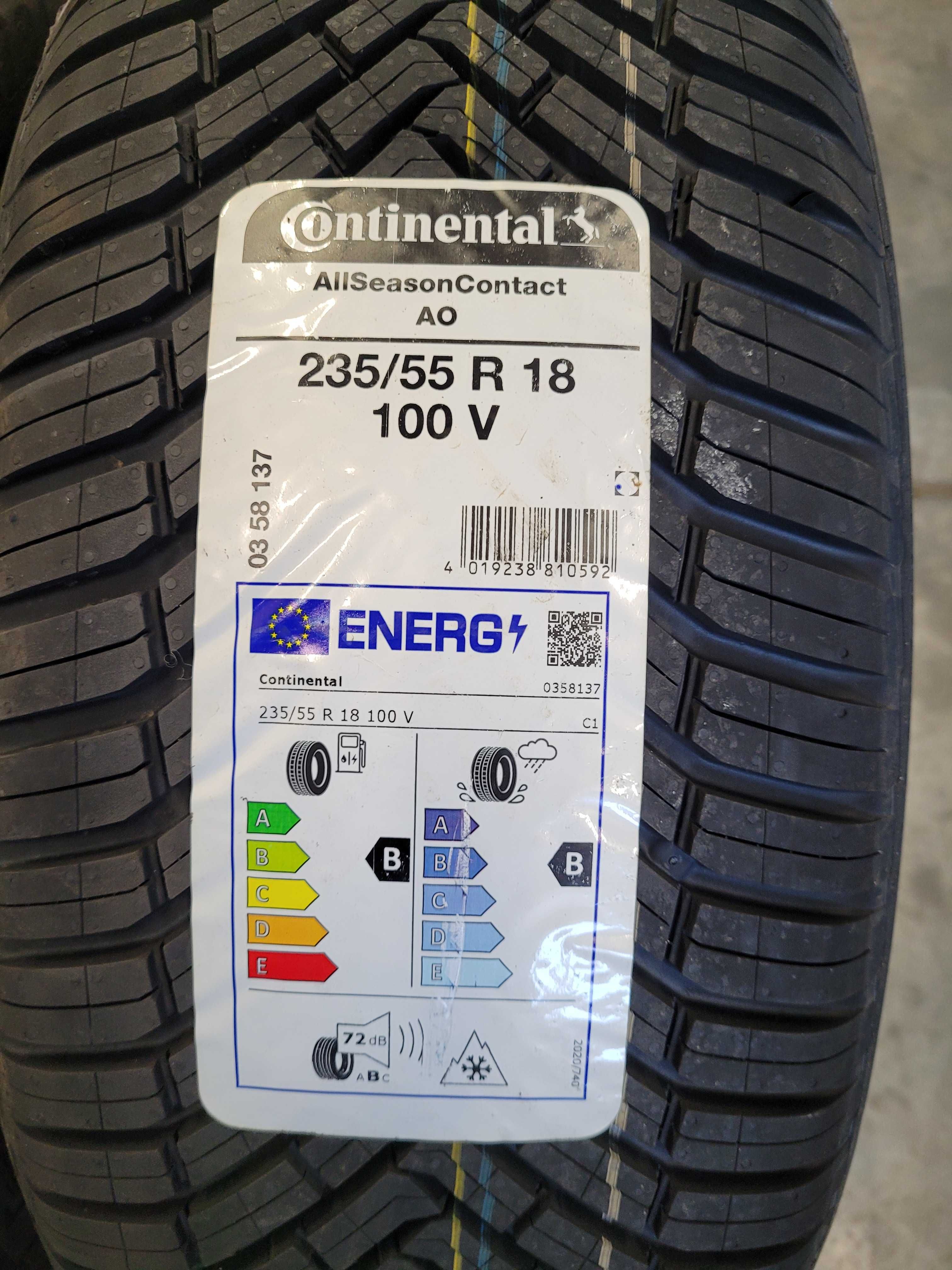 Opony 2szt  Continental 235/55 R 18 wielosezonowa