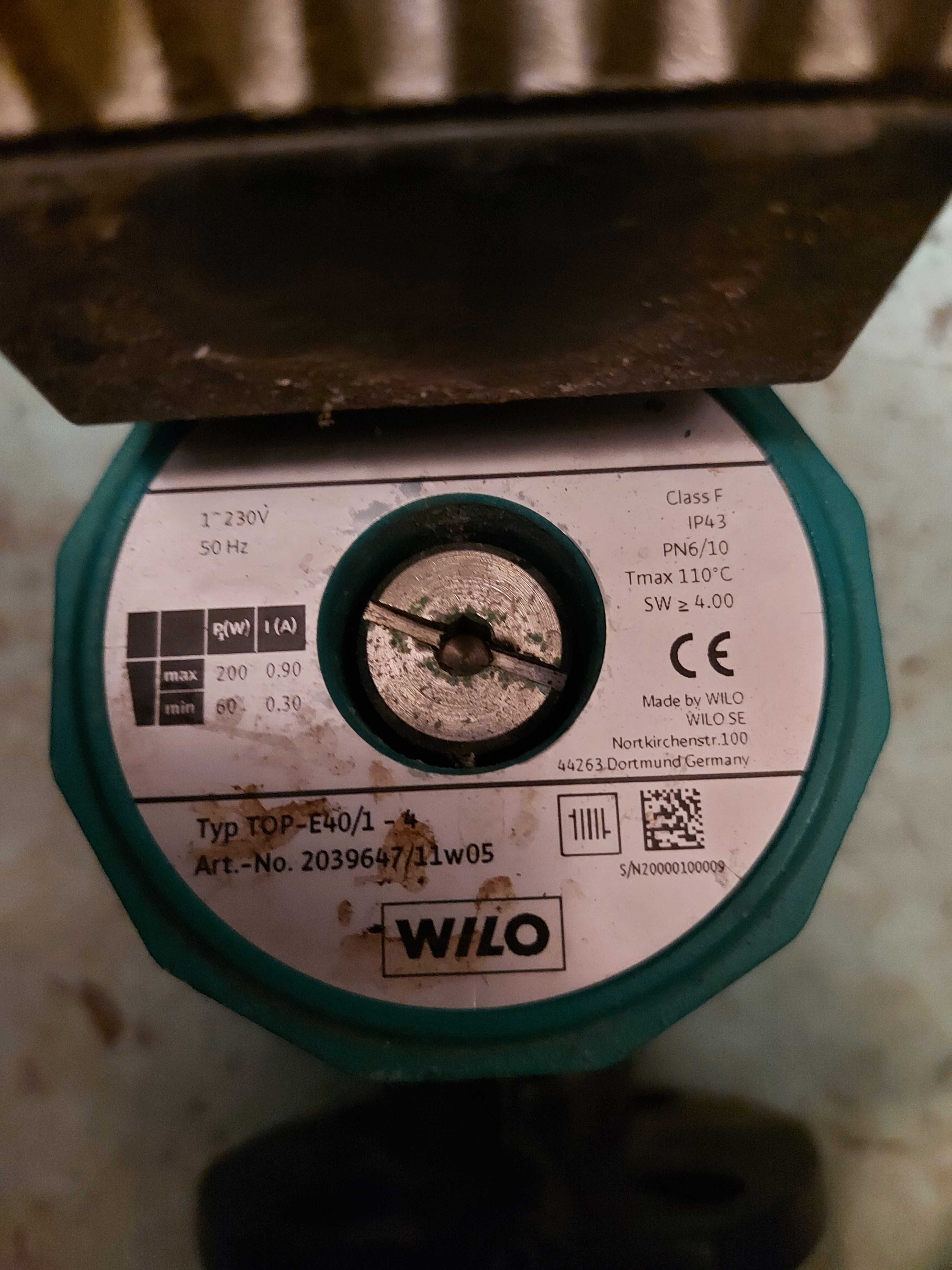 Pompa obiegowa Wilo Top E40/1-4 Dwie sztuki