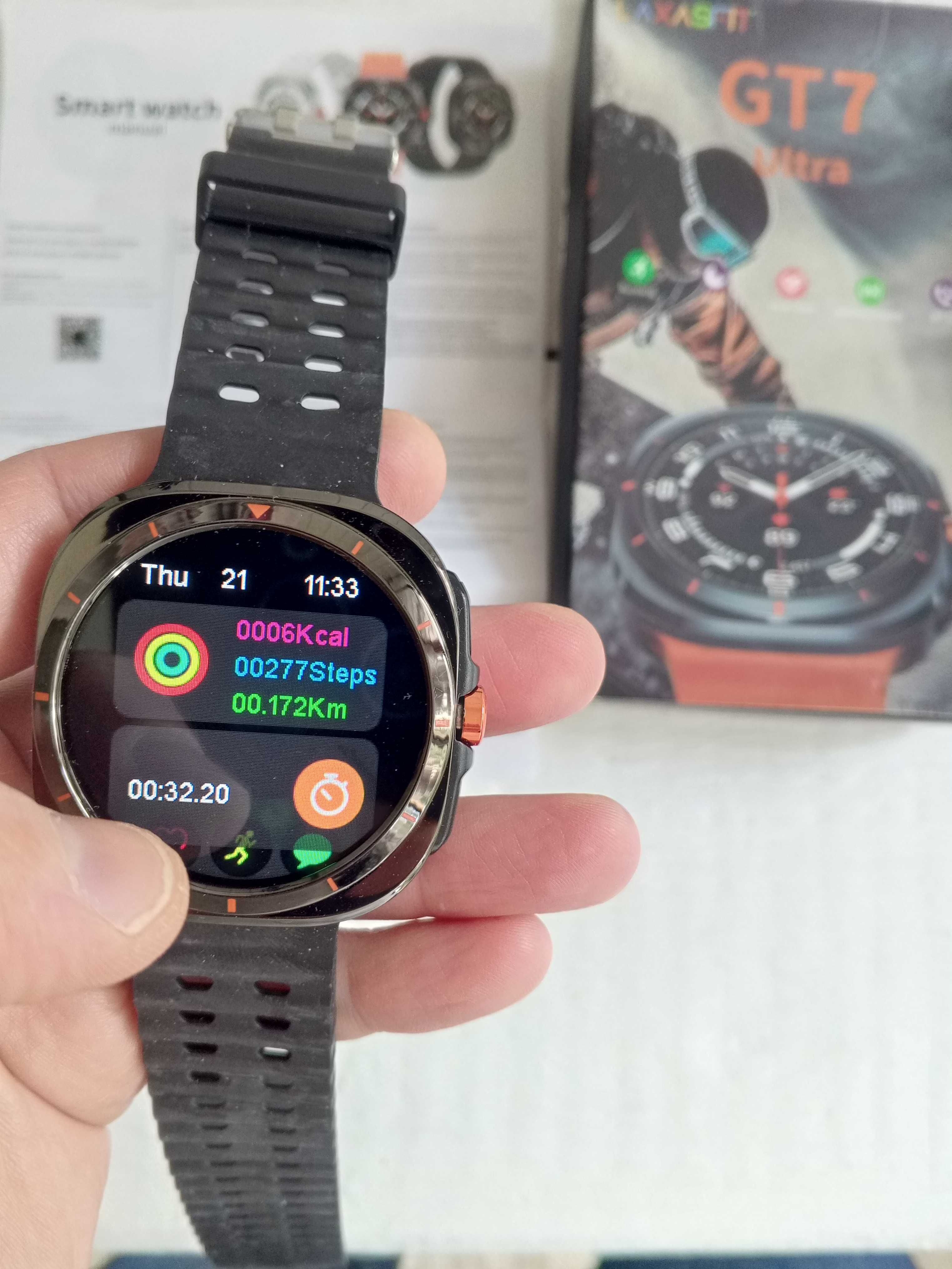Laxasfit GT7 SmartWatch, смарт годинник, розумний годинник