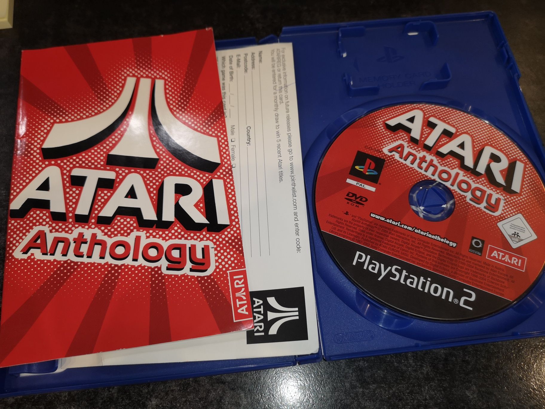 Atari Anthology PS2 gra (stan bdb) rzadkość na rynku
