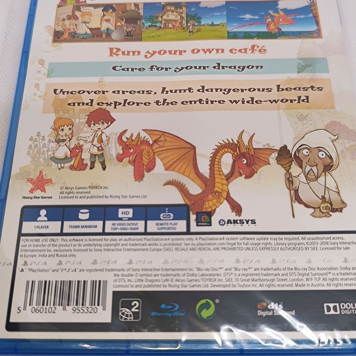 Little Dragons Café PS4 Novo Selado