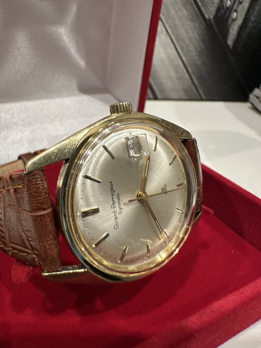 Złoty zegarek Girard Perregaux 18 k automat