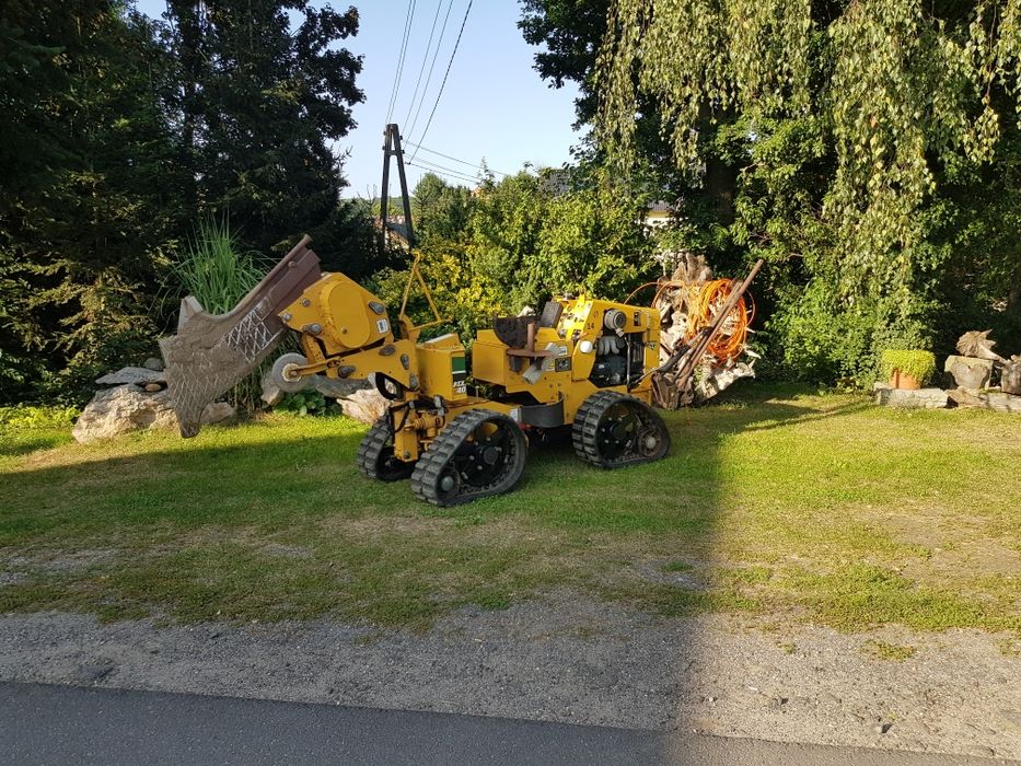 Vermer PTX40 pługoukładacz z wibracyjn  koparka łańcuchowa  koparka ła