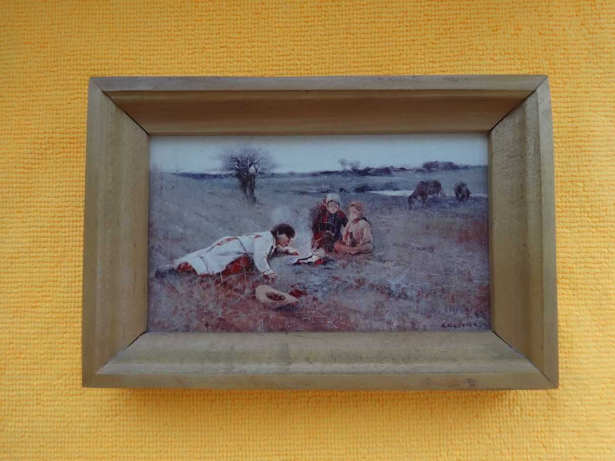 Pieczenie ziemniaków - Apoloniusz Kędzierski  miniatura 164 x 109 x 15