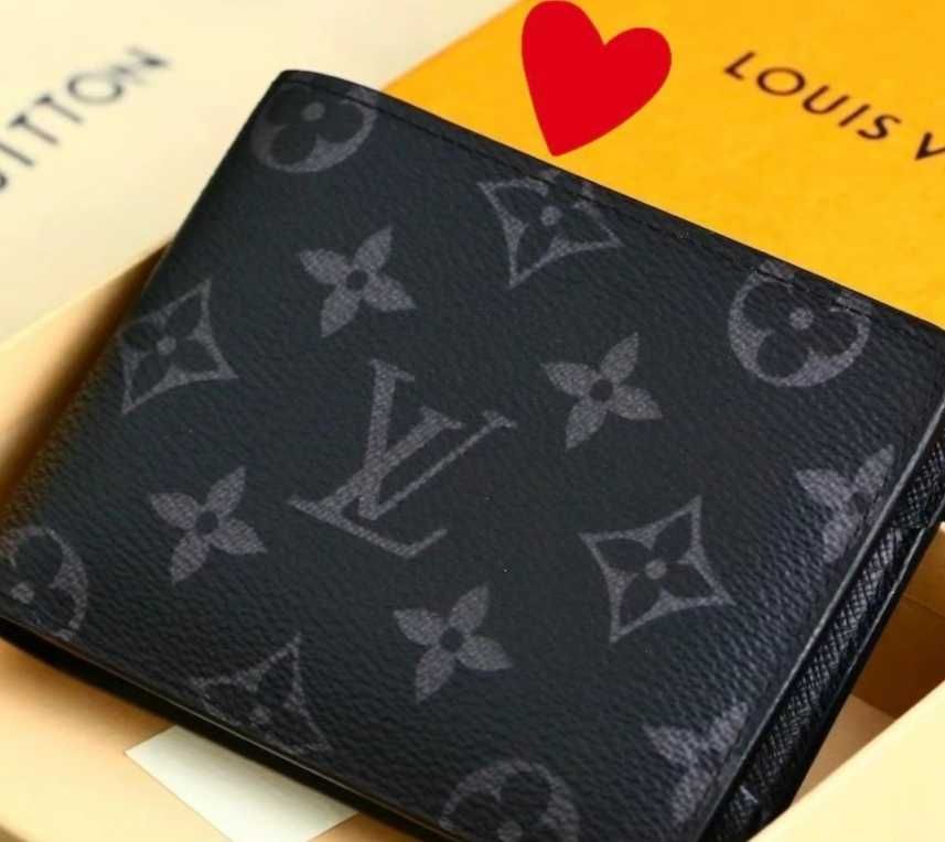 Louis Vuitton LV Marco Portfel czarny szary