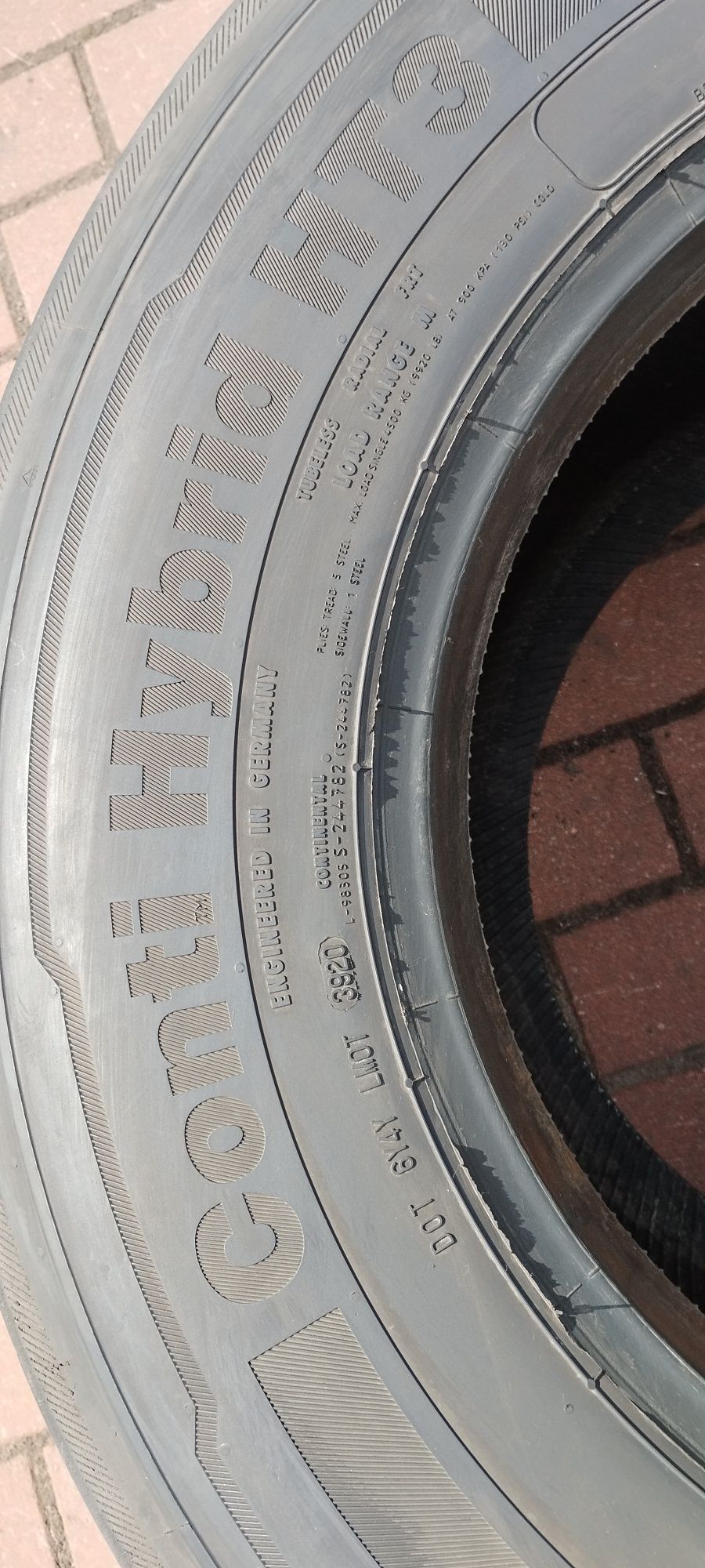 Continental 445/45R19.5, 14mm, bezNapraw, 2020r, Wysyłka