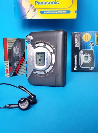Walkman Panasonic RQ-E25V/ 2000r./ po serwisie/ Youtube/ DUŻY zestaw