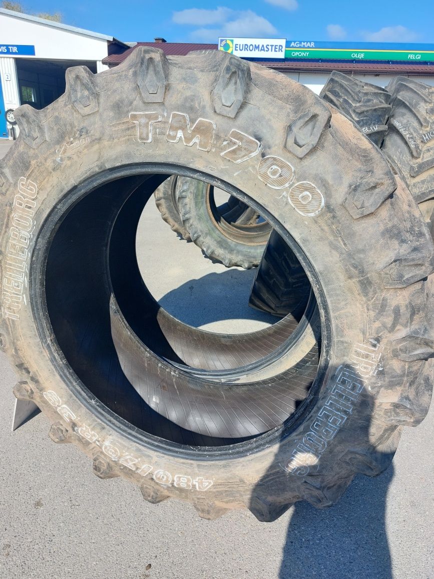 480/70R38 Trelleborg opony rolnicze używane para