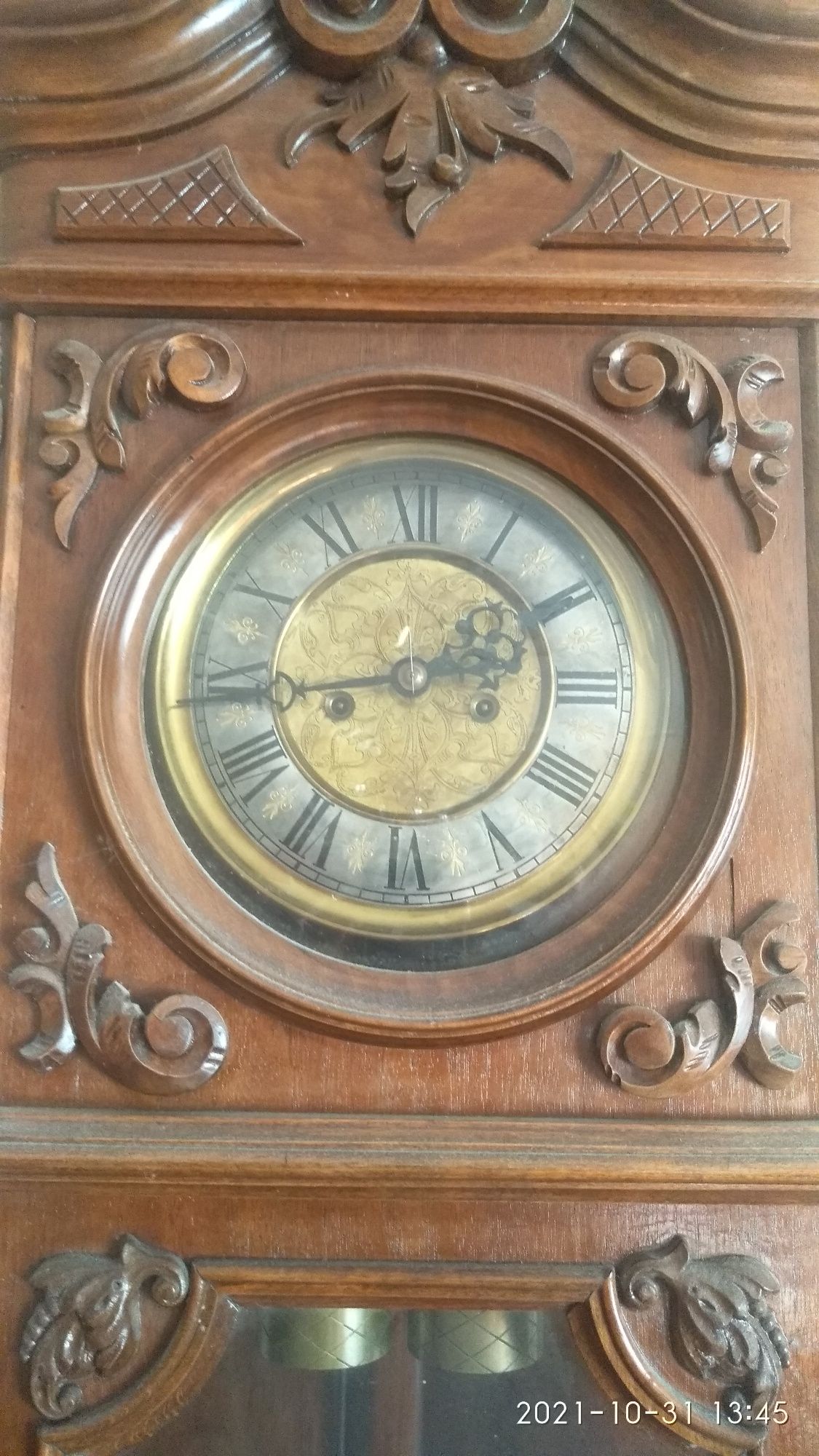 Годинник настінний Gustav Becker 1890р.