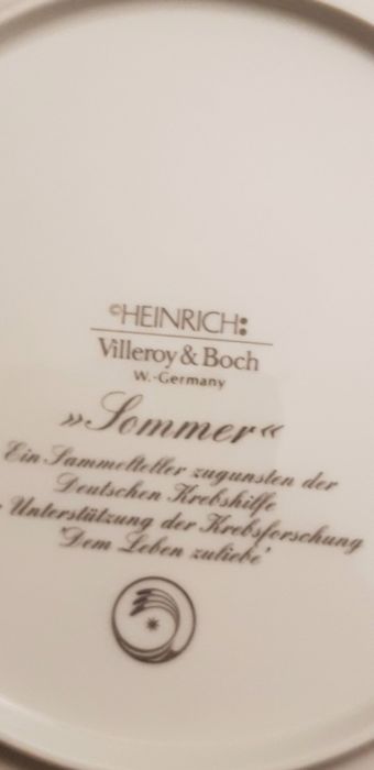 Talerz Villeroy & Boch Germany SOMMER 4 pory roku lato