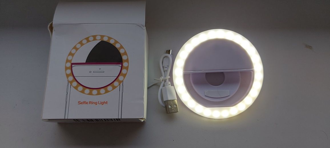 Lampka lampa do selfie akumulator usb iPhone samsung xiaomi