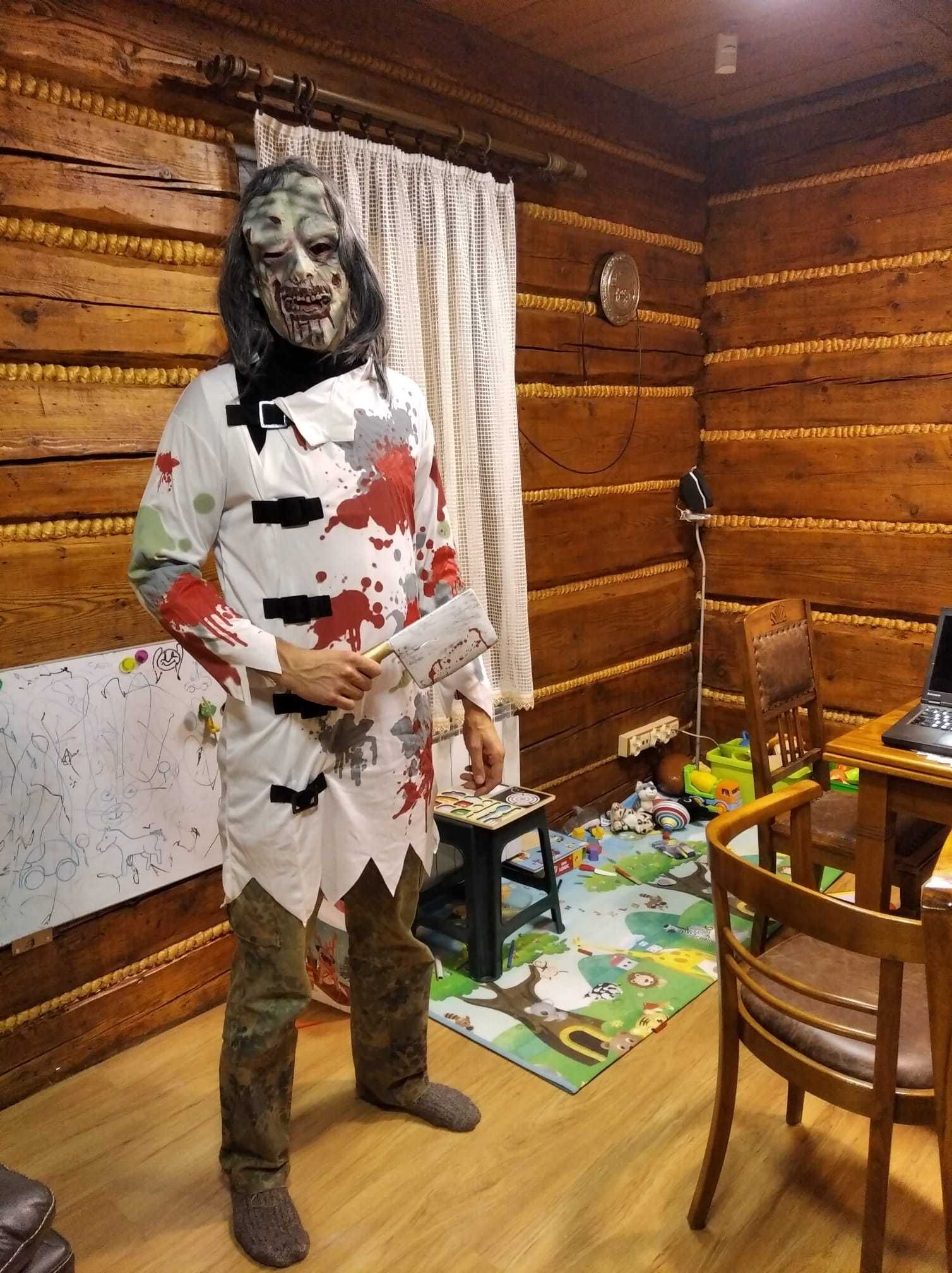 Kostium zombie, manekin potwór