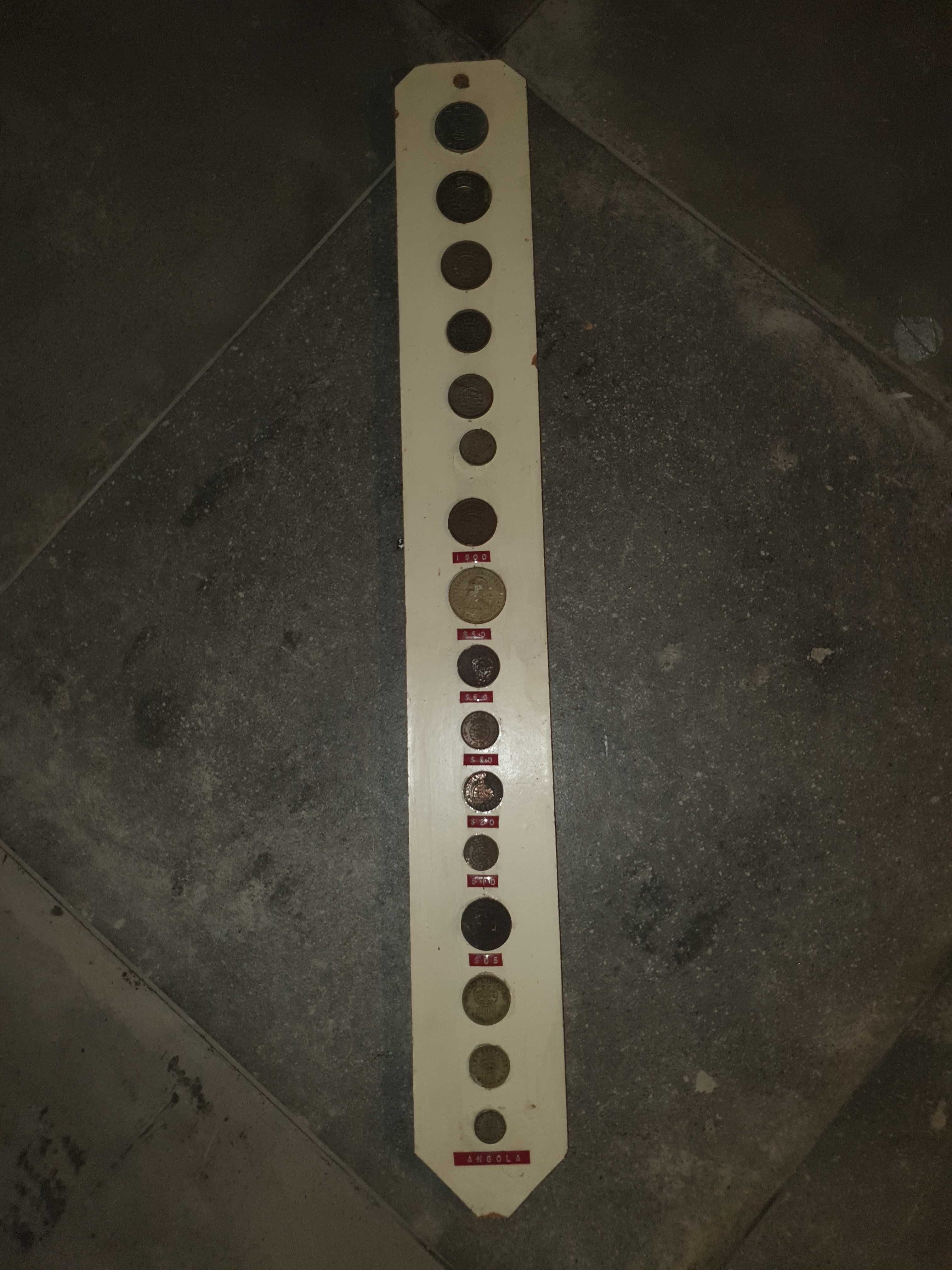 Coleção moedas de angola