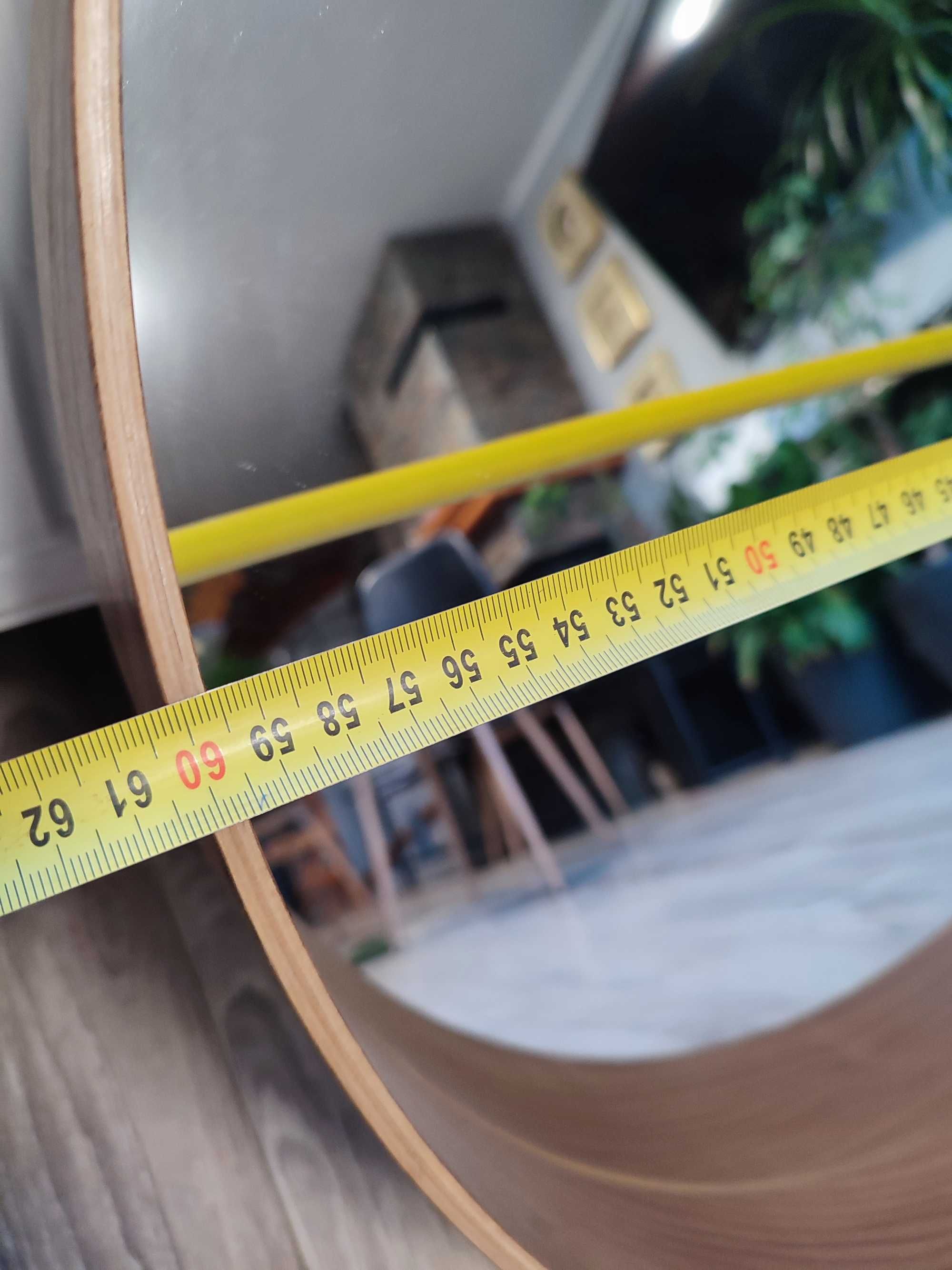 Lustro IKEA STOCKHOLM – okleina orzechowa, 60 cm NOWE