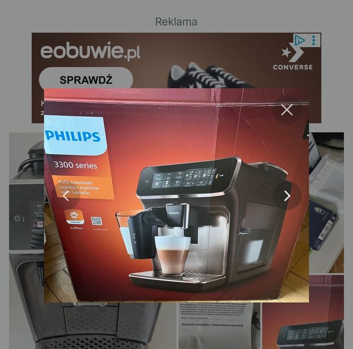 Ekspres do kawy Philips Latte Go
