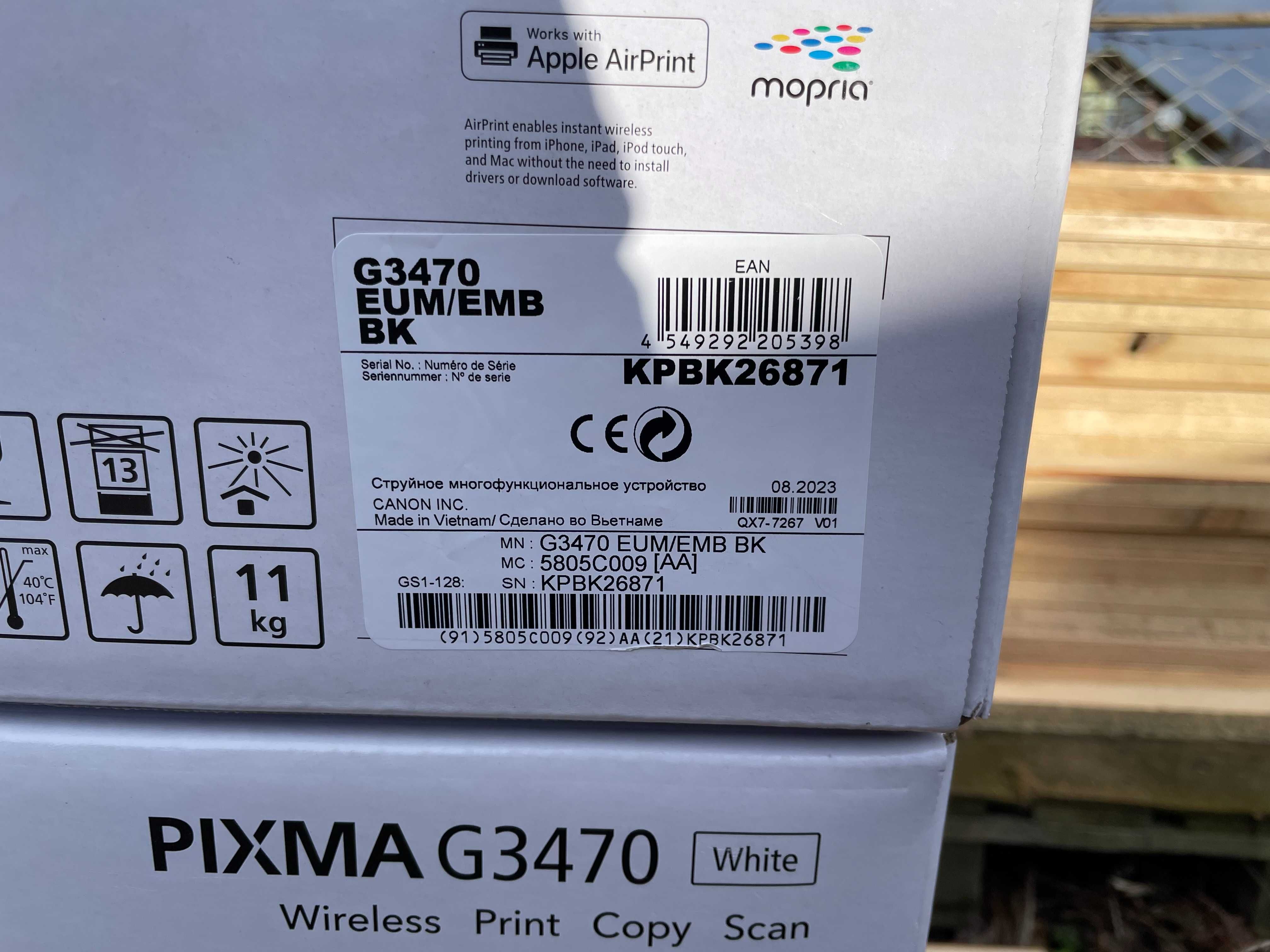 БФП Canon PIXMA G3470 + WiFi  Нові! Запечатані!