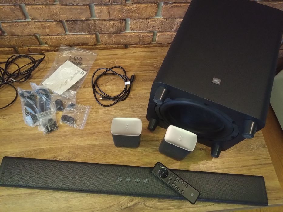 Soundbar JBL BAR 5.1 , odłączane satelity, 510W ,subwoofer