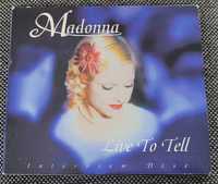 Madonna Live To Tell UK CD Interview Disc Digipack