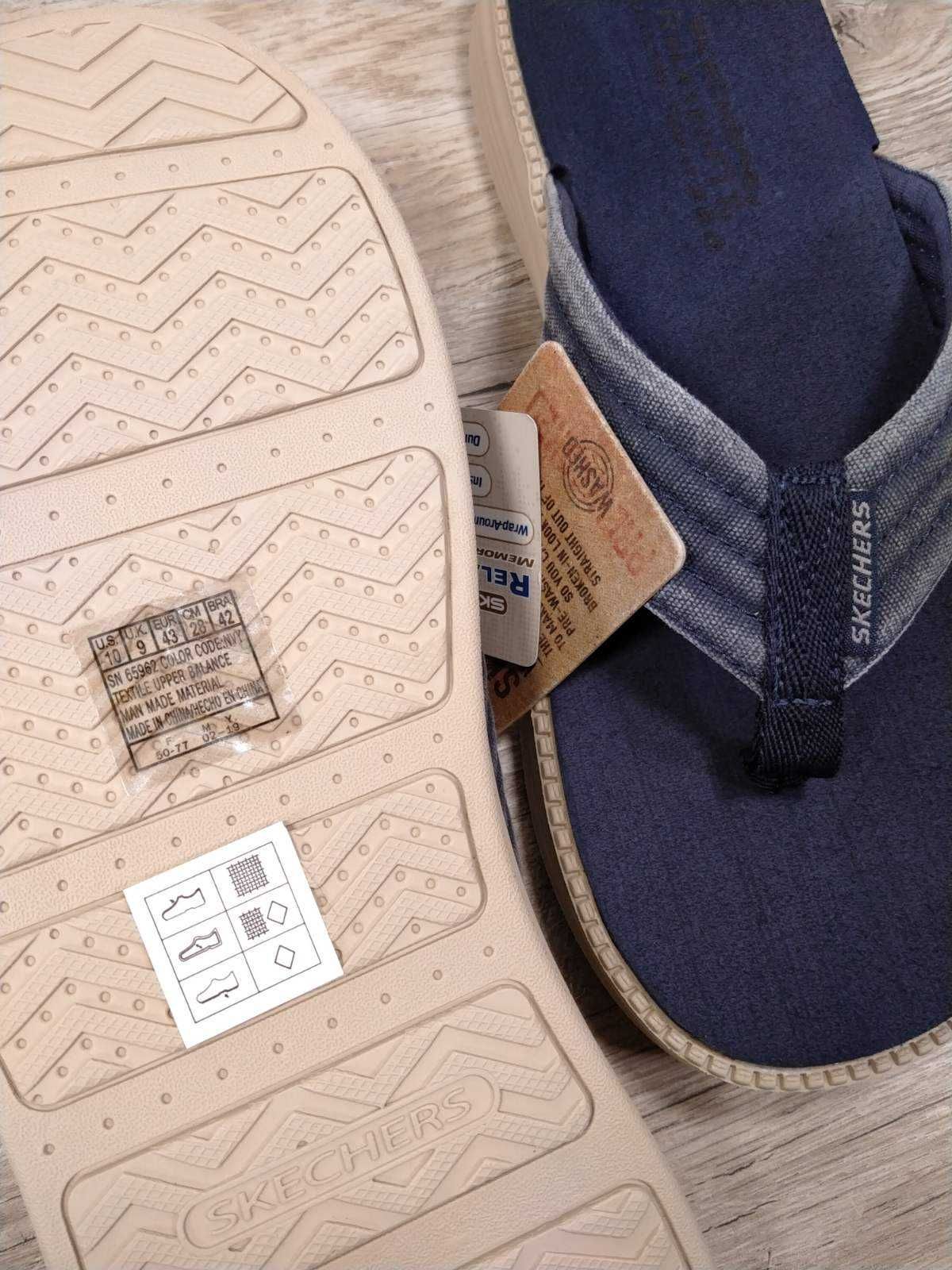 Шлепки skechers 43р