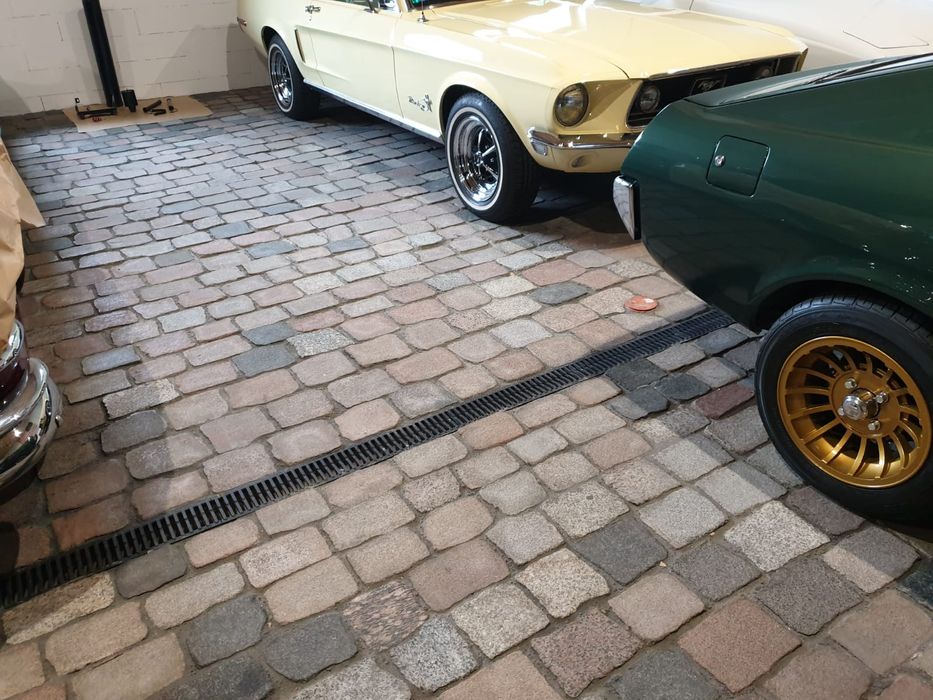 Płytki z kamienia polnego polny cięty płomieniowany bruk kostka granit