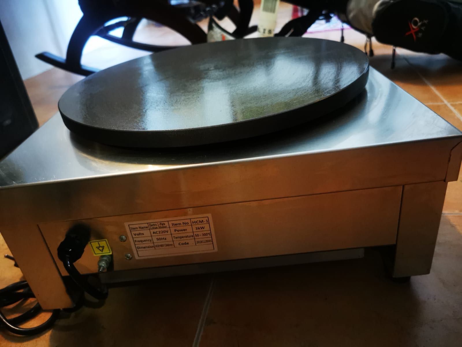 Crepeira Profissional Nova – Ideal para Negócio ou Uso Doméstico