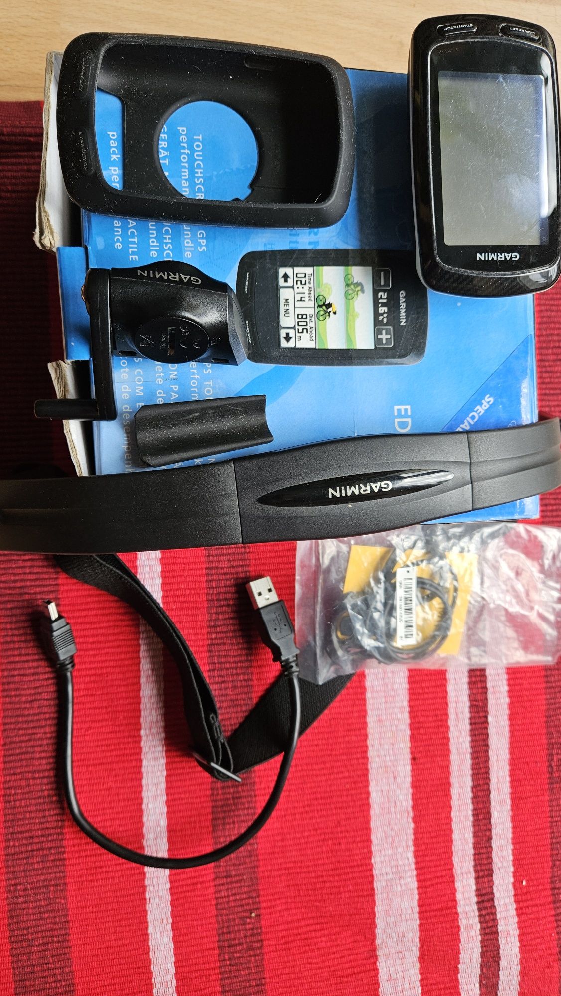 Garmin EDGE 800 + czujnik tętna, kadencji