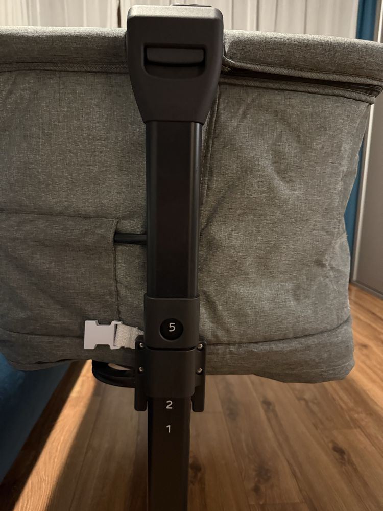 Kinderkraft Neste Grow - łóżeczko dostawne 3w1 Dark Grey