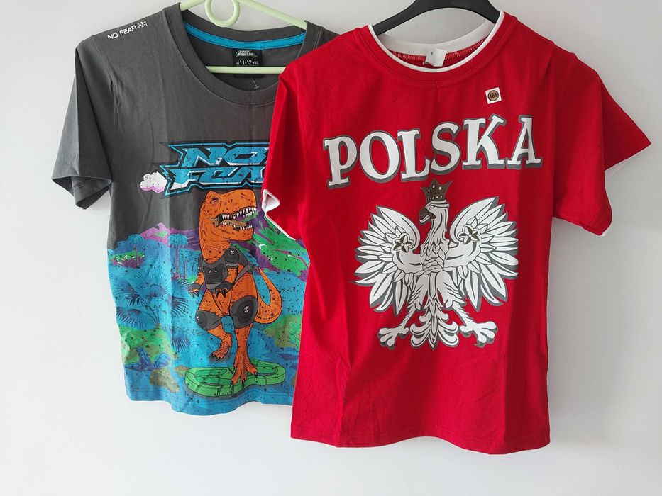 Zestaw t shirt paka chłopiec lato latko