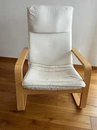 Fotel z drewna Ikea