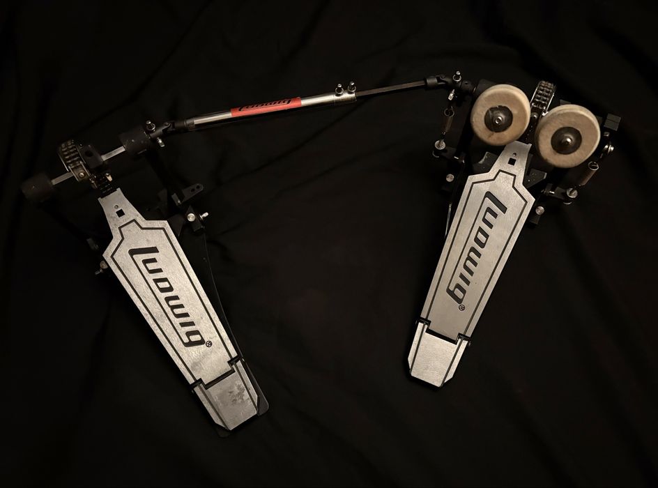 Pedal Duplo Ludwig  anos 90 LM-912-FPR