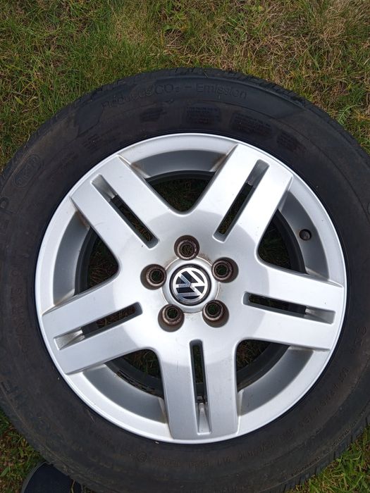 5x Alufelga Volkswagen 15" 5x100