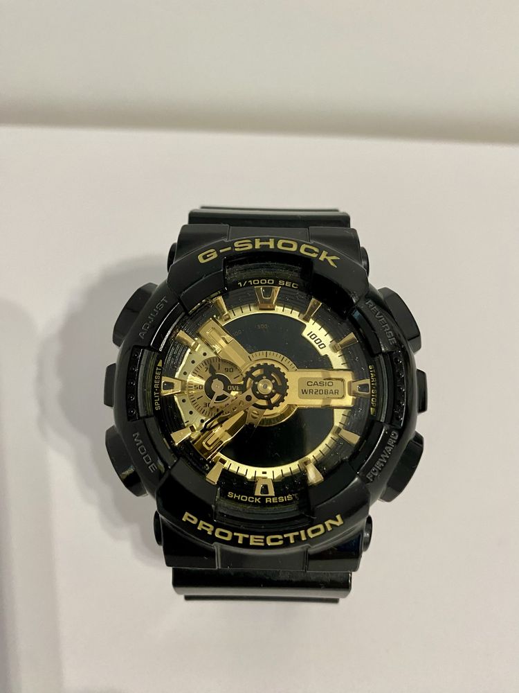 Złoty Zegarek G-Shock Marki Casio Model; GA-110GB-1AER