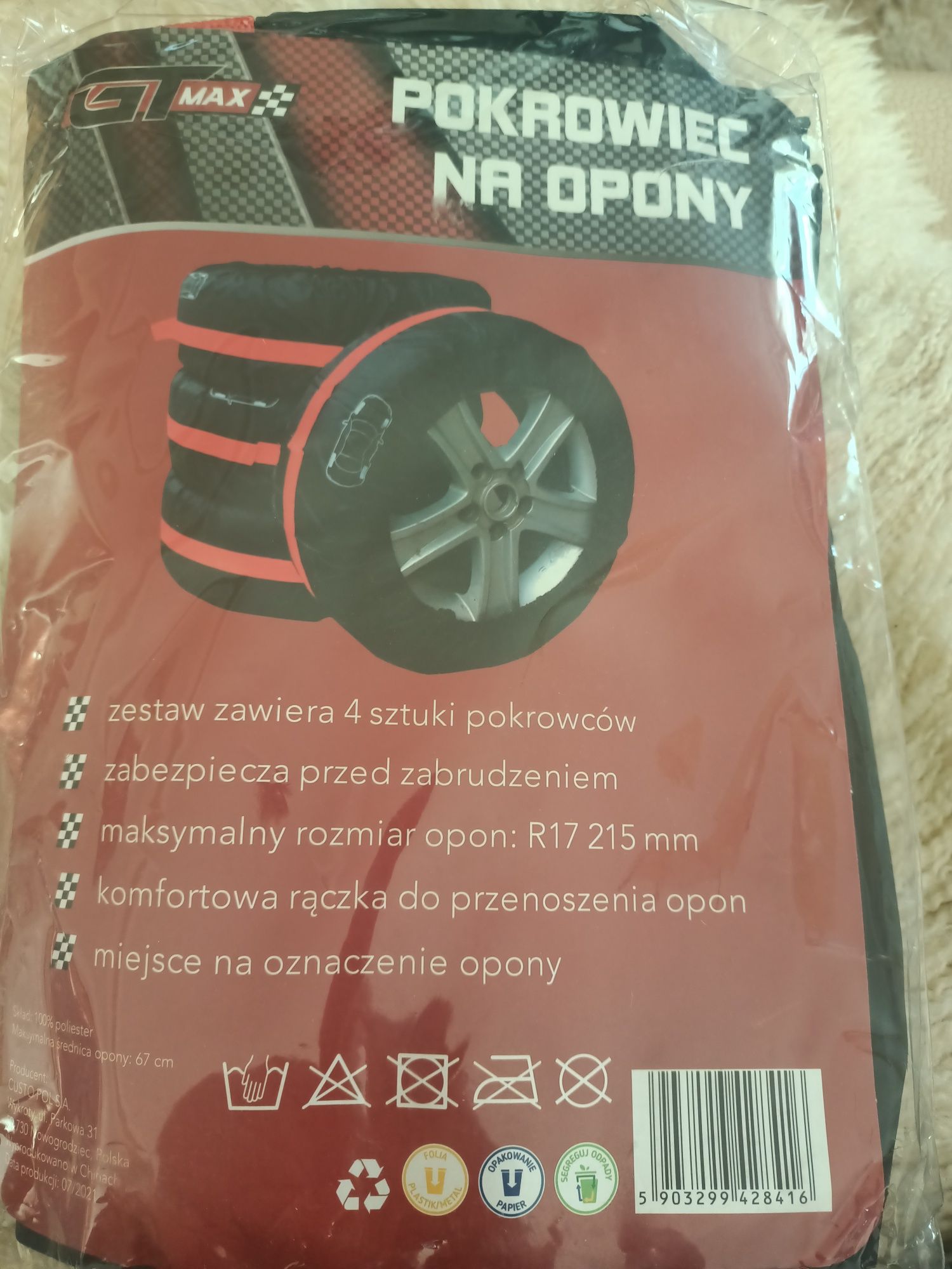 Pokrowce na koła, opony r. 17