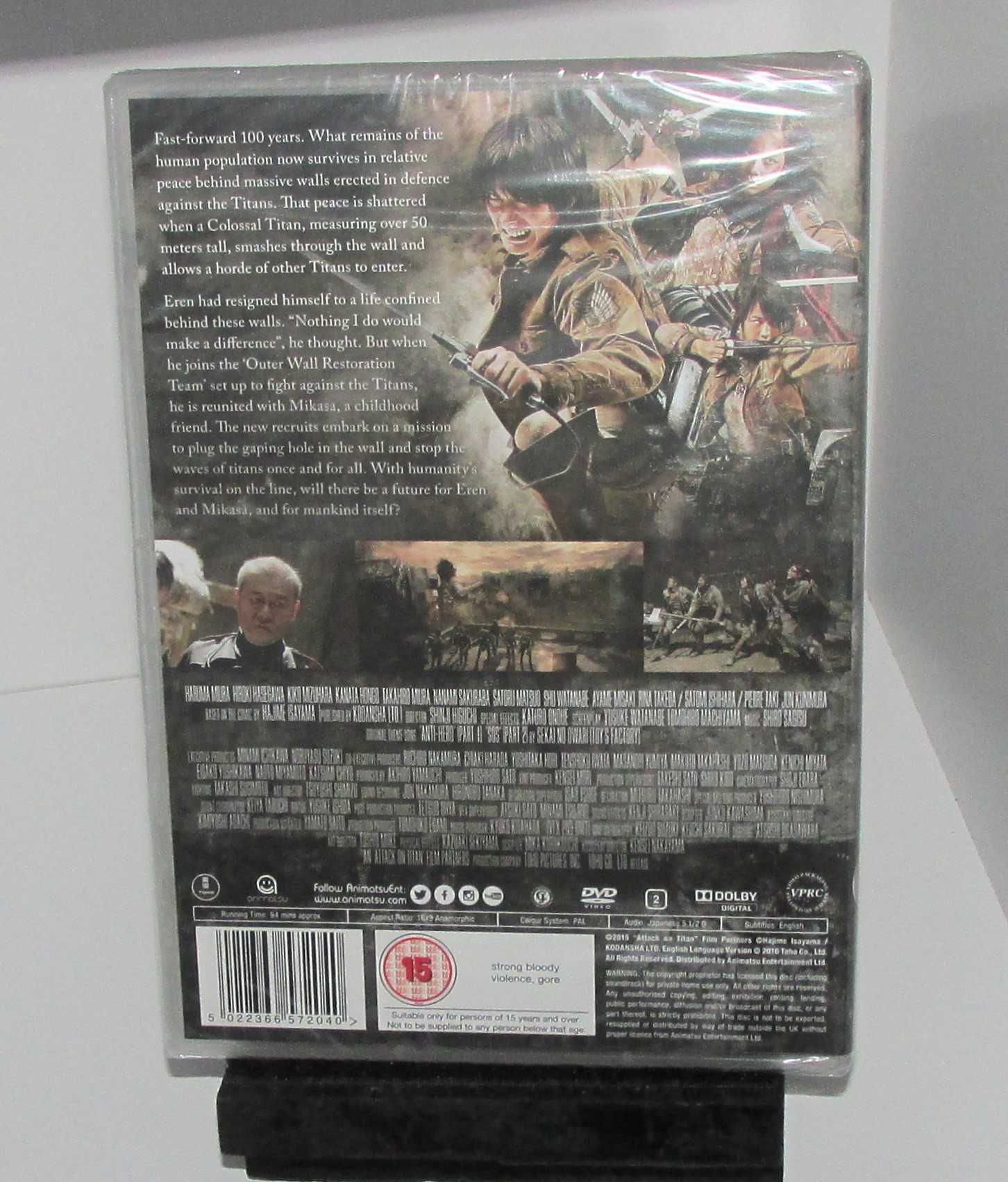 Attack On Titan Part 1 DVD
