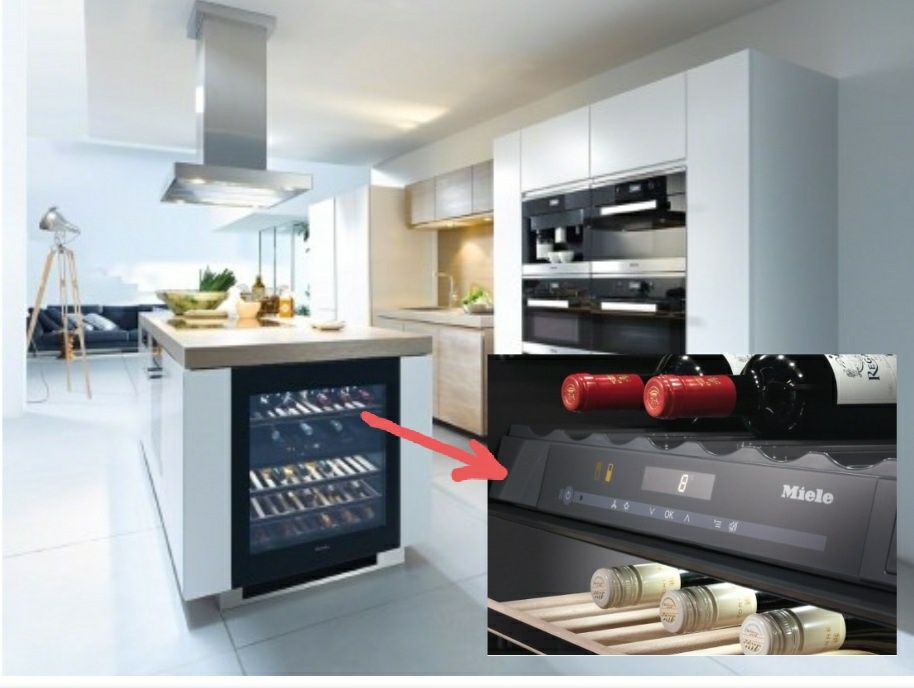 Винный шкаф Miele KWT 6322 UG  встраиваемый под столешницей ( 1750€ )