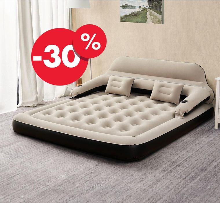 РАСПРОДАЖА‼️Ортопедическая надувная кровать недорого | Электронасос