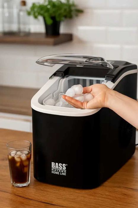 BASS POLSKA Kostkarka Do Lodu Stożkowego Maszynka Lodu Stożki BH10001