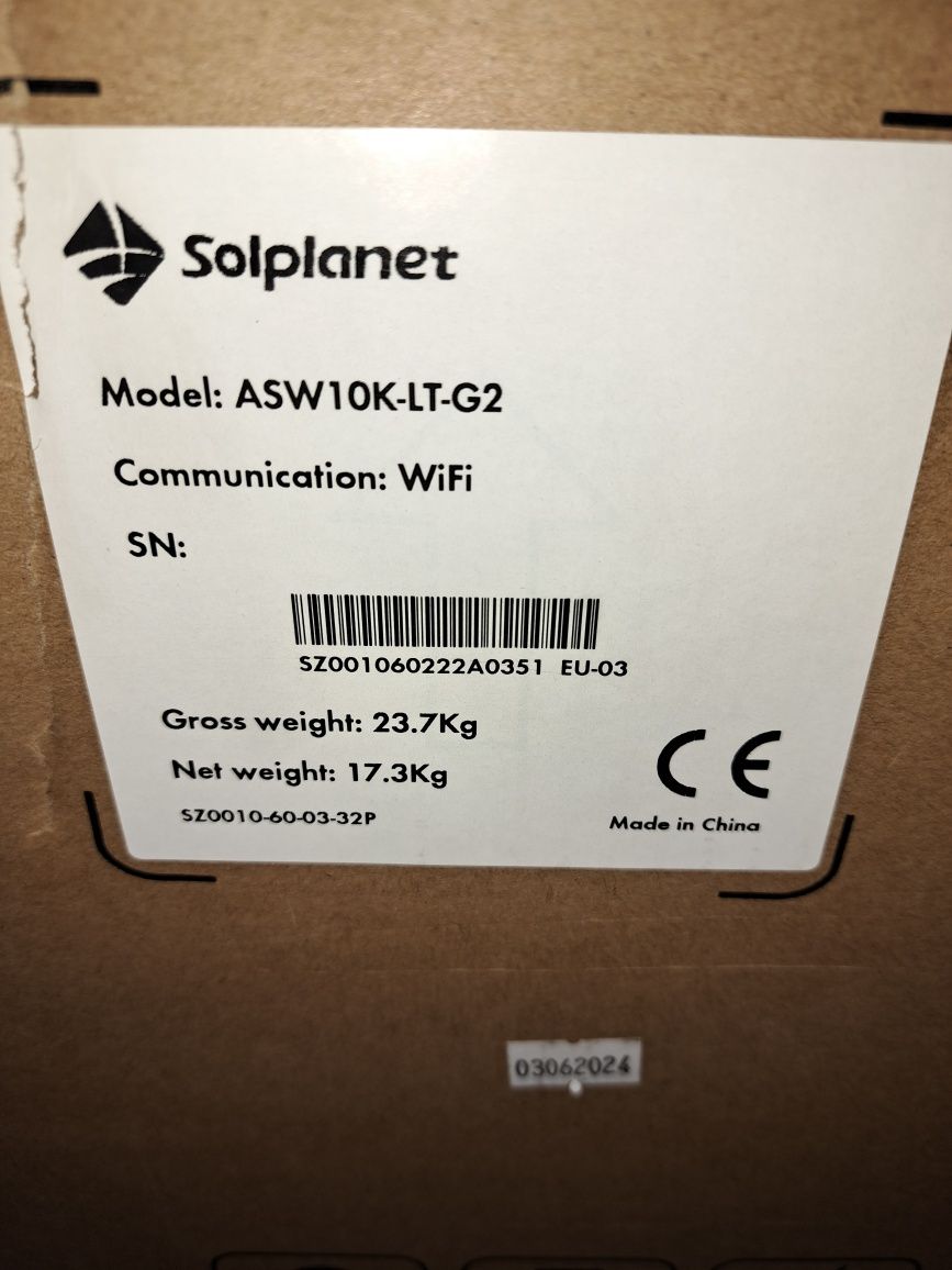 Falownik sieciowy Pv  Solplanet 10 kw 3-fazowy ASW10K-LT-G2