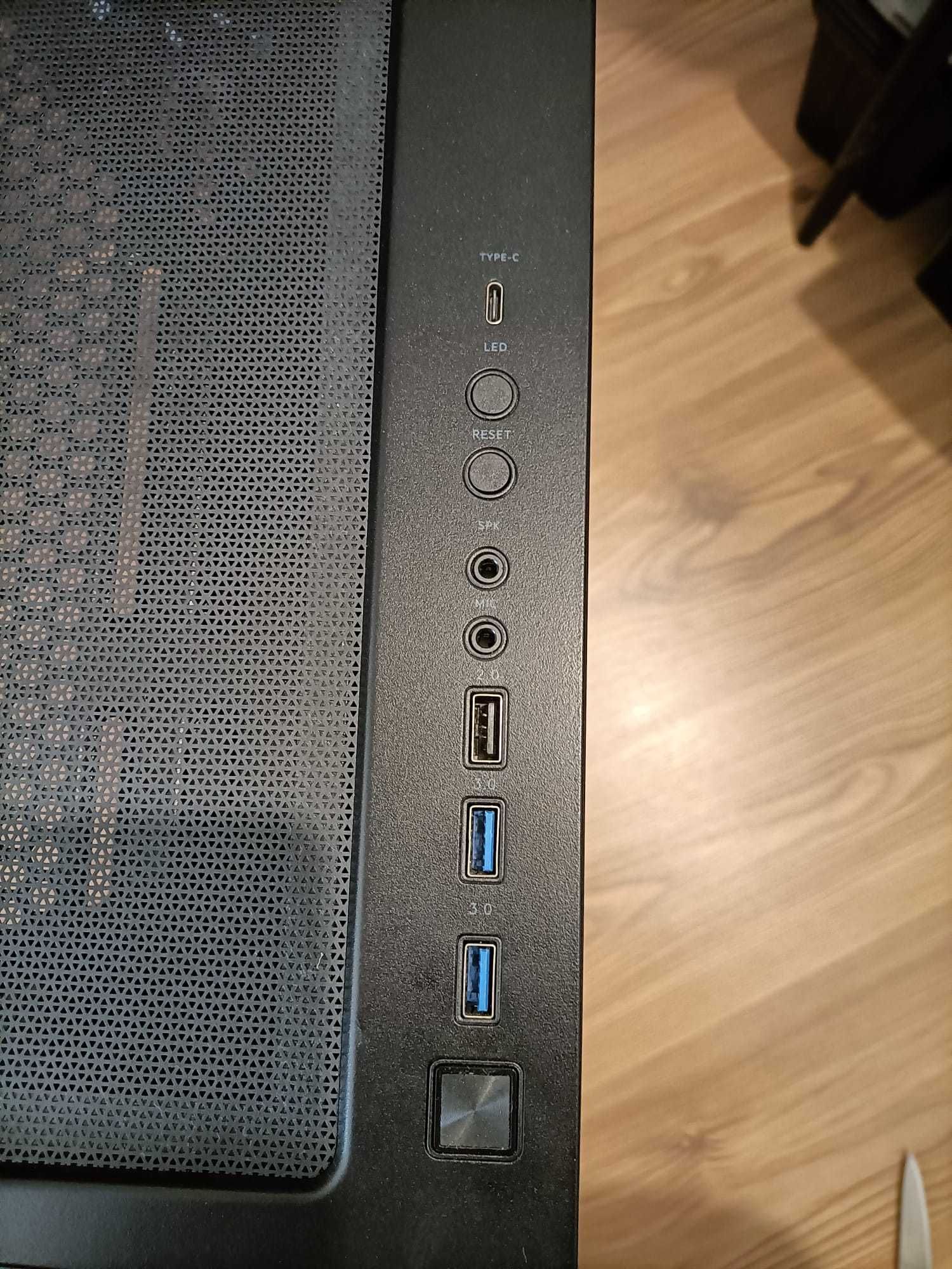 Caixa PC Forgeon Mithril ARGB Cristal Templado USB 3.2 preto