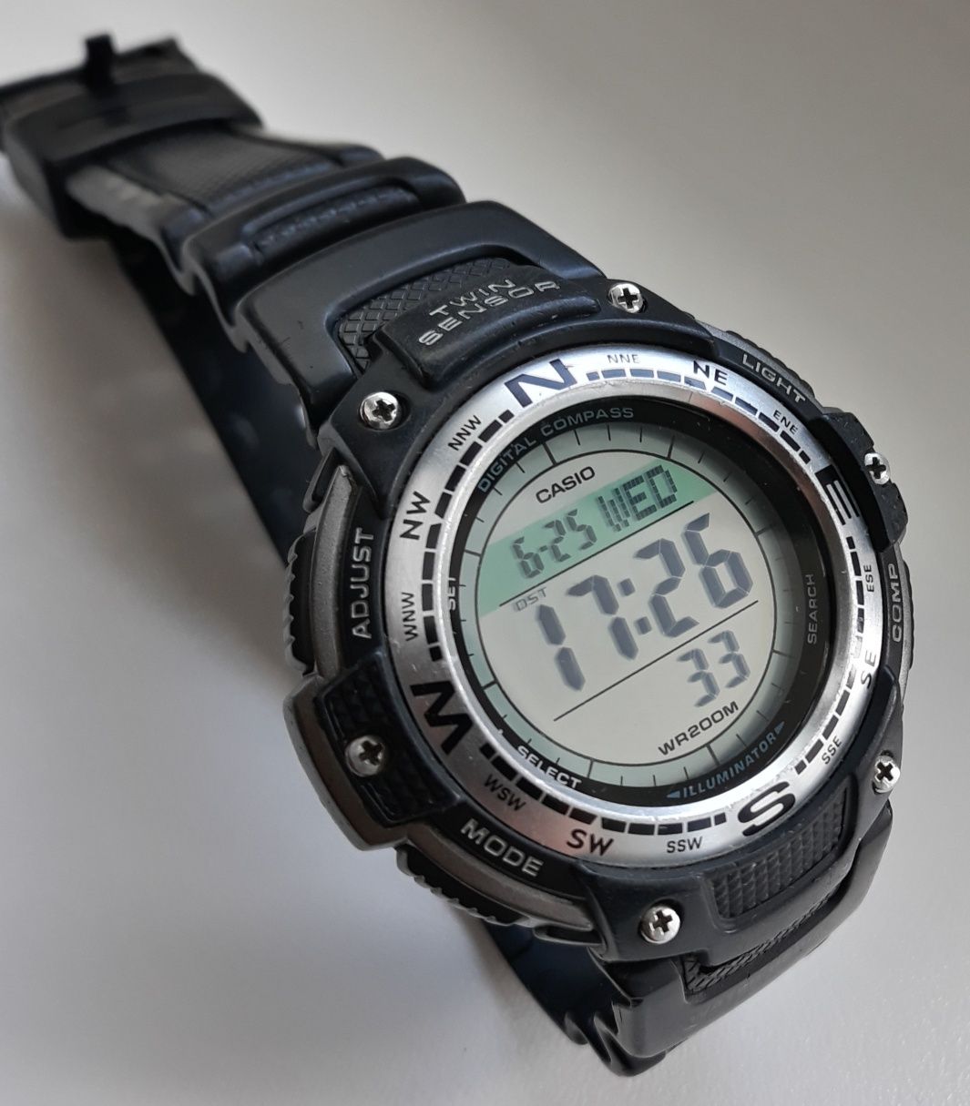 Zegarek męski CASIO SGW-100 Twin Sensor