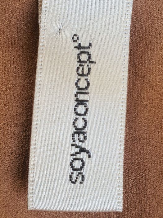 Soyaconcept - modna damska koszula jak zamszowa - S/M  -