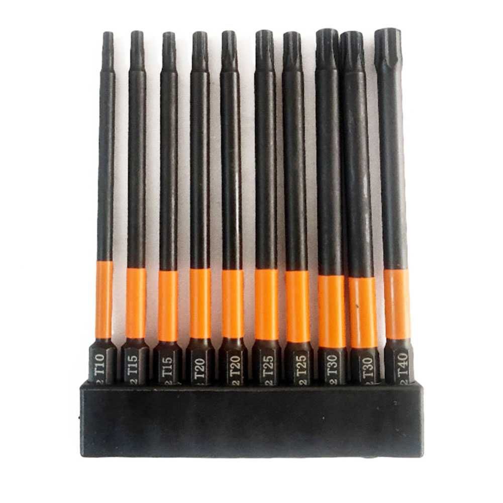 біта torx 10 см біта t40 t30 t25 t20 t15 t10 бита торкс набір біт torx