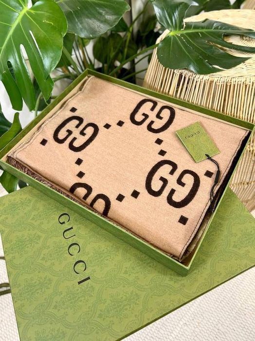 GUCCI Szal Monogram Dwustronny
