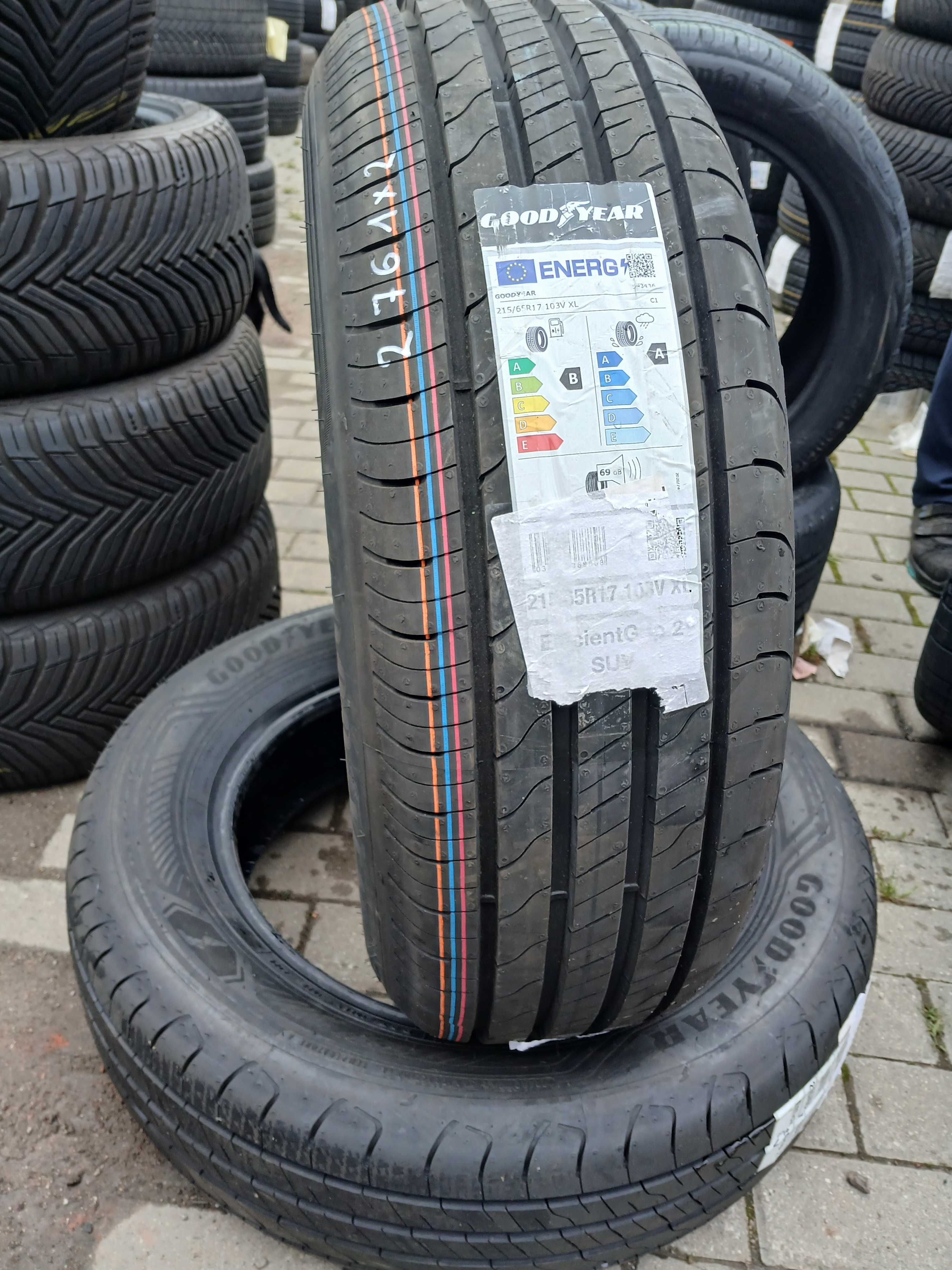 2761. GOODYEAR EFFICIENT GRIP 2 SUV 215/65/17 opony letnie
